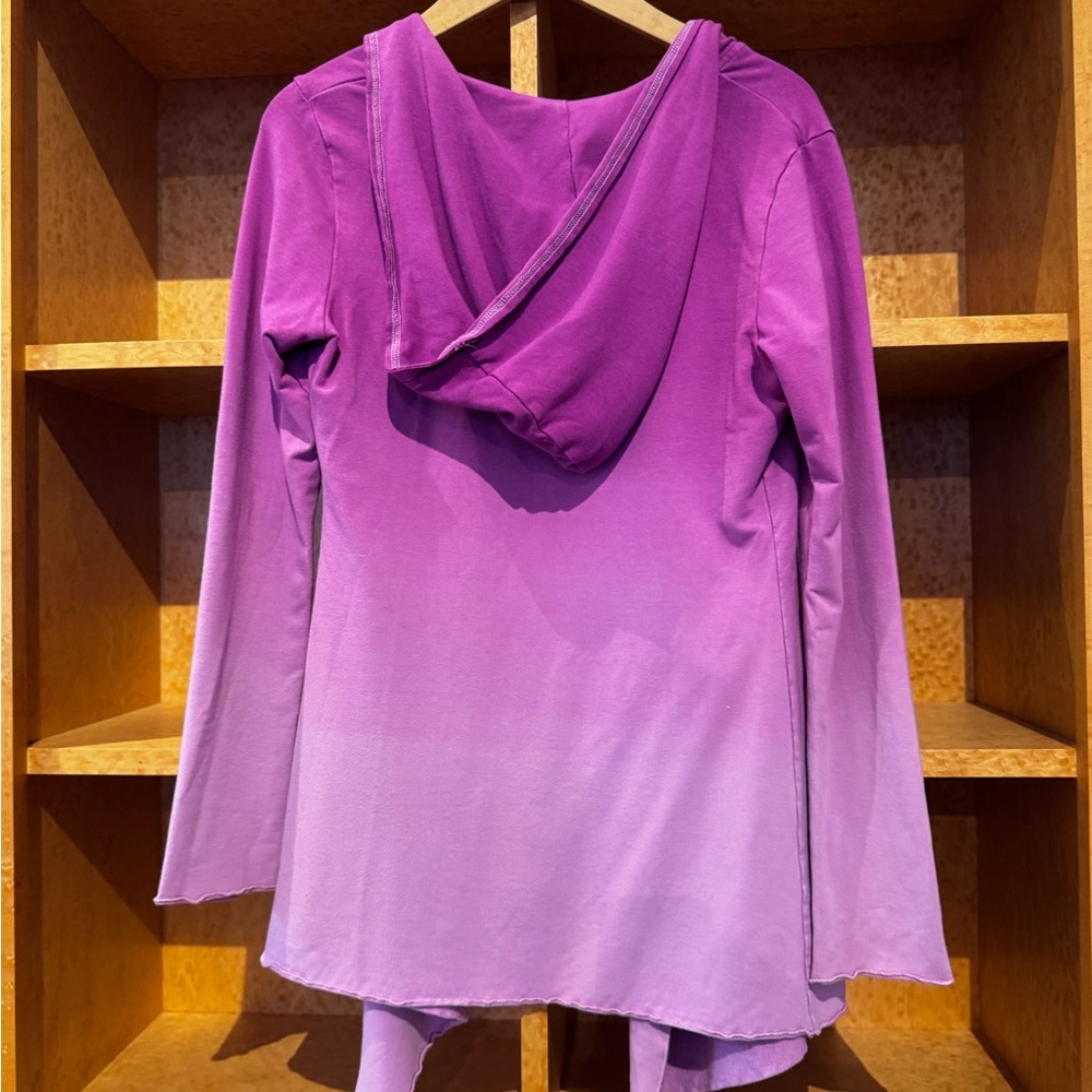 Green Apple 🍏 Yoga Wear - Bamboo Ombre Open Cardigan one size - Berry - NWT - Picture 2 of 4